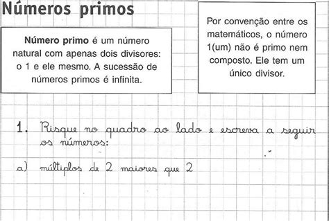Atividades Numeros Primos 5 Ano