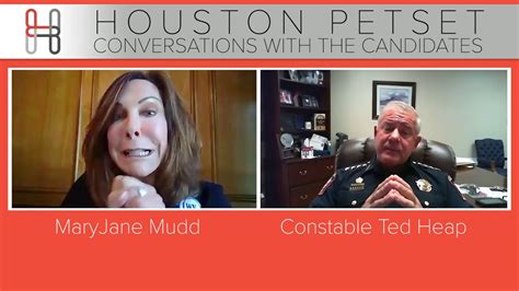 Conversations With The Candidates Constable Ted Heap Harris County