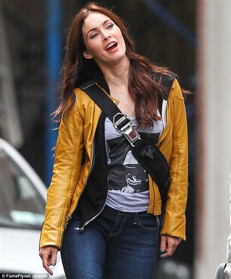 Megan Fox And Her Matching Body Double Turn Heads On Teenage Mutant Ninja Turtles Set Daily