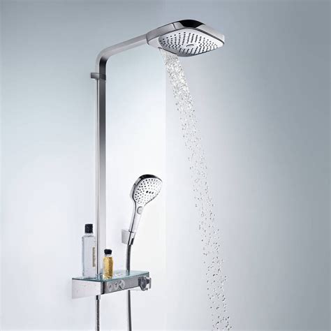Hansgrohe Raindance Select E Showerpipe 300 With Showertablet Select