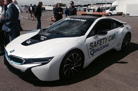 The safety car is an important piece of safety equipment, used by the fia formula e championship as a direct means of controlling a reducing the pace of cars on circuit. BMW i8 Formula E Safety Car Unveiled