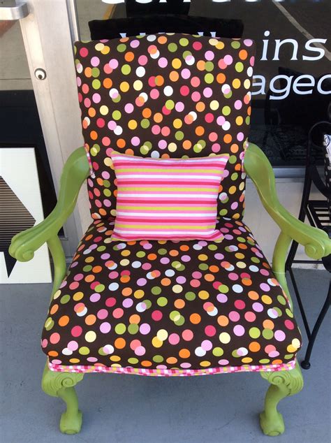 Upcycled Polka Dot Chair Polka Dot Chair Chair Home Decor