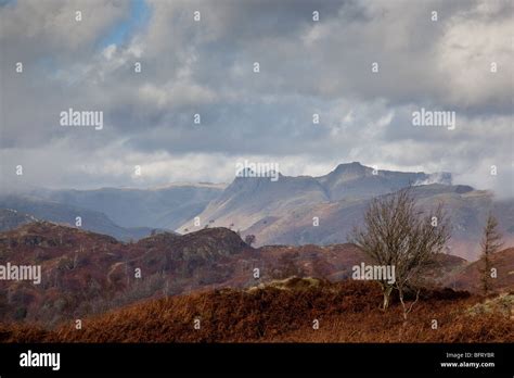 The Langdale Pikes As Seen Across The Furness Fells From Tom Heights