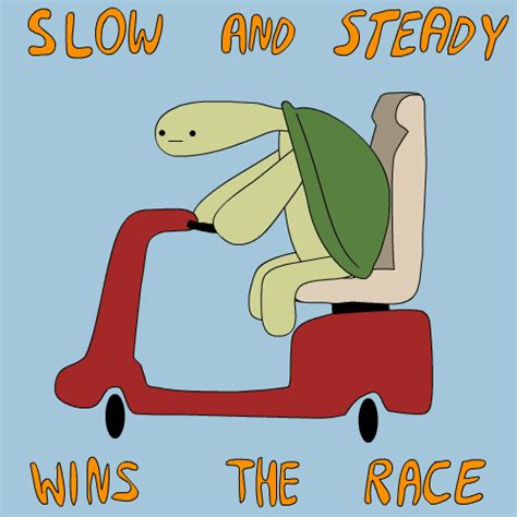 Slow And Steady Wins The Race S Get The Best  On Giphy