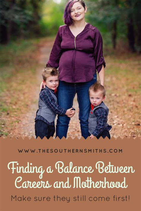 Finding A Balance Between Careers And Motherhood Motherhood Career