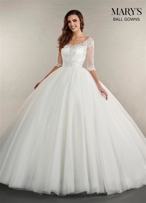 Bridal Ball Gowns Style Mb6051 In Ivory Or White Color