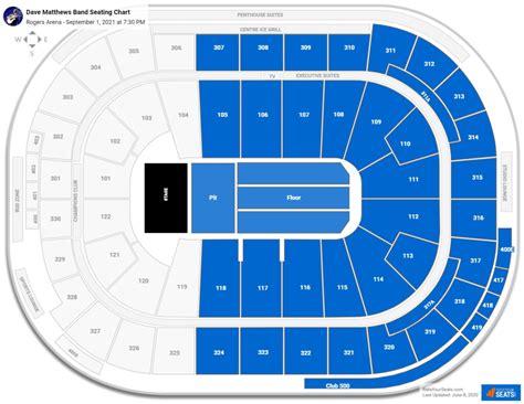 Rogers Arena Seating Charts For Concerts Rateyourseats Seating