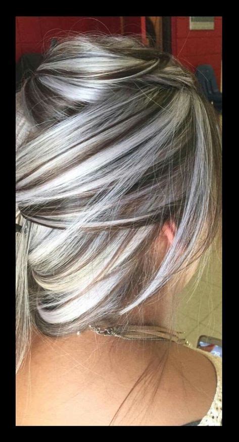 Gray Hair Highlights Particularly Purple Hair Trends Gray Hair