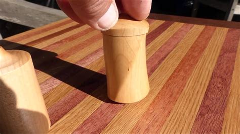 Woodworking With Naked Turner Cutting Board And Canisters YouTube