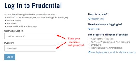 Select pay bill options step 3 : Prudential Insurance Online Login - BankingHelp.US