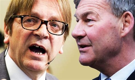 Brexit News Guy Verhofstadt Slammed After Lecturing Uk On Foreign