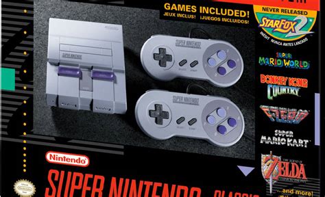 Nintendo anuncia la snes classic edition, con dos mandos y 21 juegos. Nintendo relanza la mítica SNES Mini | Tecnología | EL PAÍS