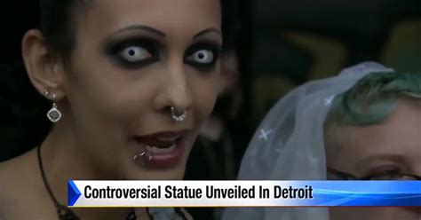 Mahounds Paradise Satan Statue Unveiled In Detroit