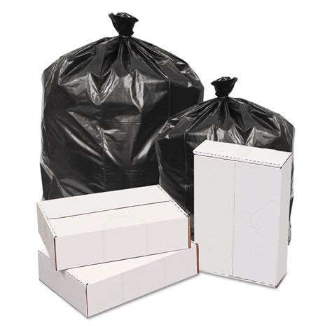Gen 60 Gallon Black Garbage Bags 38x58 16mil 100 Bags Gen385820