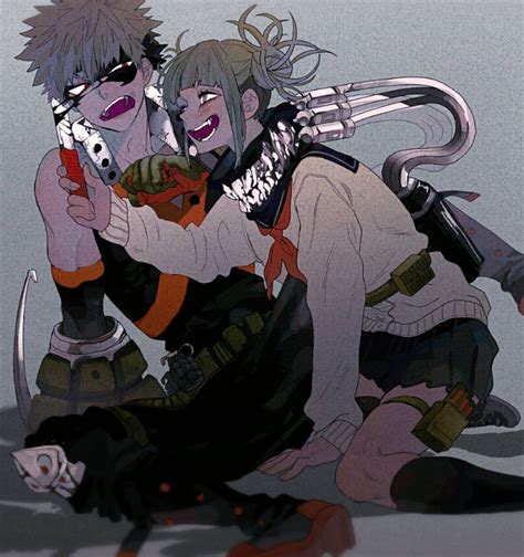 Boku No Hero Academia Katsuki Bakugou Himiko Toga Kawaii Héros