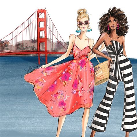 Holly Nichols Hnillustration Твиттер Fashion Illustration