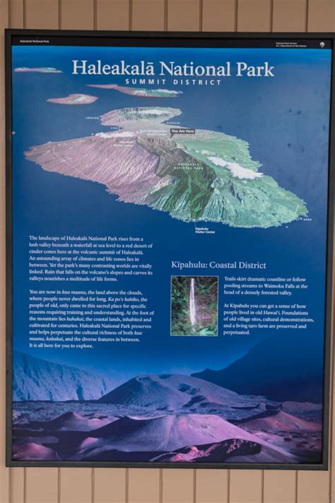 Map Of The Mount Haleakala National Park Maui Hawaii Flickr