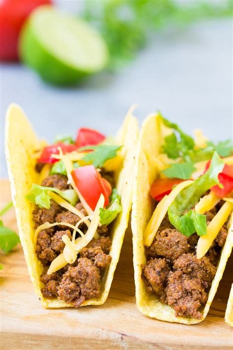 Easy Ground Beef Tacos The Best Easy Taco Recipe