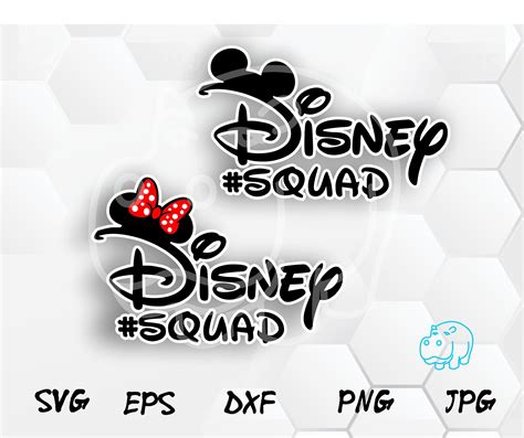 Disney Squad Svg Disney Squad Cricut Disneysquad Disneyland Svg