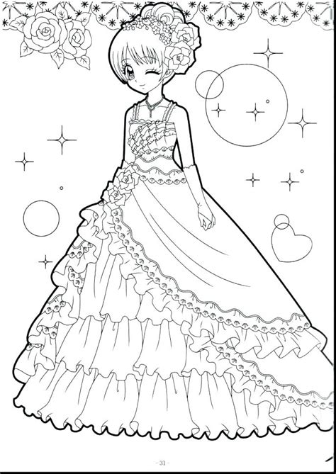 Coloring Pages Of Anime Girls At Free