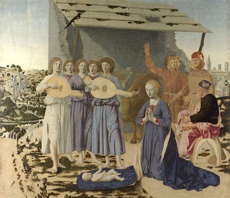 The Nativity 1470 1475 Artwork By Piero Della Francesca Nativity
