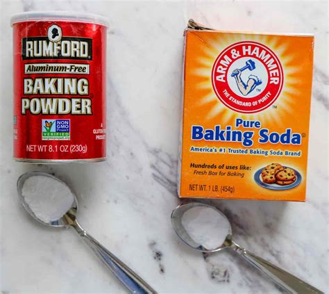 Since baking soda's an ingredient in baking powder, this one's a little easier. Baking Soda vs. Baking Powder? - Naturally Lara