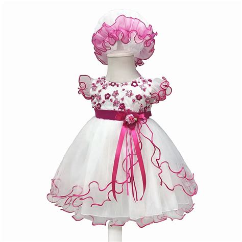 New Arrival Baby Girls Dresses Fashion Toddler Tulle Lace Birthday