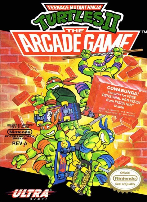 Teenage Mutant Ninja Turtles Ii The Arcade Game 1990 Nes Game