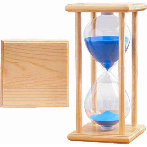 Custom Wooden Hourglass Sand Timers 3125 X 55 X 3125 Clocks