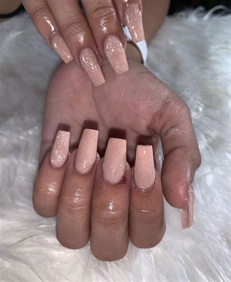 Follow SlayinQueens For More Poppin Pins Nude Nails Mani Pedi