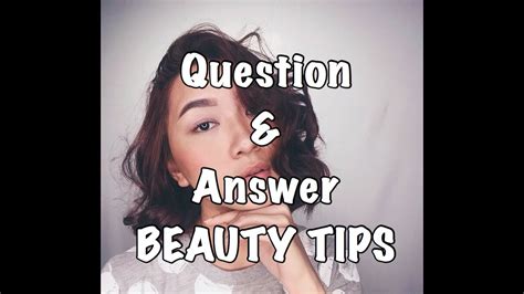 Question And Answer Beauty Tips Bahasa Youtube