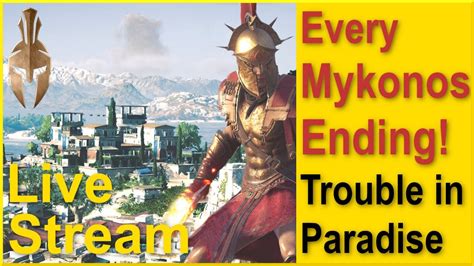 Assassins Creed Odyssey Trouble In Paradise Mykonos Story All