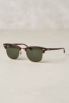 The wrapped fit creates a sporty look that is both casual and athletic. Ray-Ban Club Master Classic Sunglasses - anthropologie.com