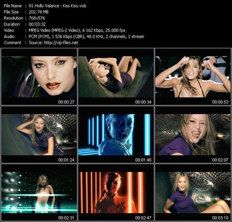 Holly Valance Kiss Kiss Download Music Video Clip From Vob Collection Holly Valance State