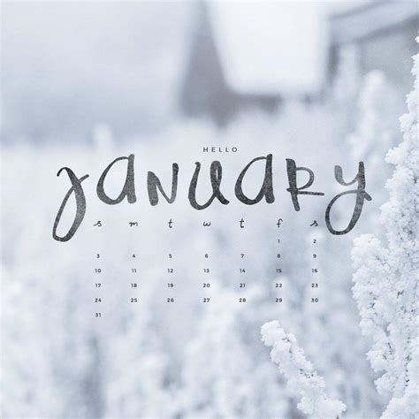 January Wallpaper