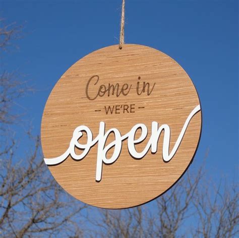 Open Closed Sign Business Open Sign Closed Sign Custom Etsy