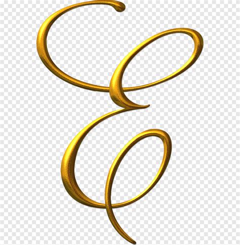 Gold Letter E Letter Alphabet Graphy Letras Material Symbol Png