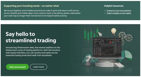 Retail traders can now access thinkorswim equity and derivative trading from any modern internet browser on a new streamlined. Td Ameritrade Interface : Ameritrade Instant Deposit Best ...