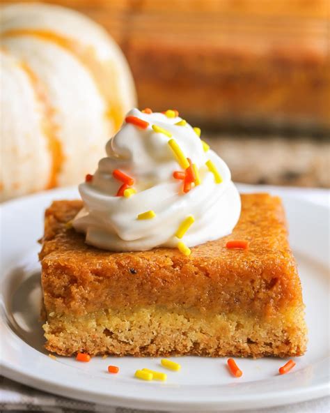 These products are manufactured in a plant that produces mixes that may conatin wheat, milk , soy and/or Easy Pumpkin Gooey Butter Cake Recipe | Lil' Luna | Recipe ...