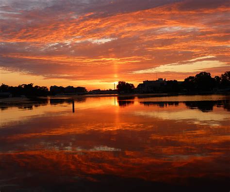 Sunset Reflection Beauty Sky Sun Water Hd Wallpaper Peakpx