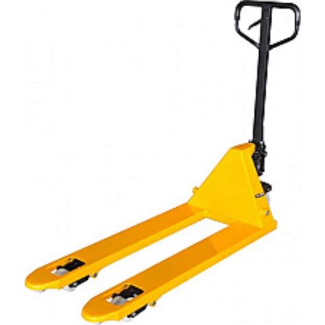 Warrior 2500KG Euro Pallet Truck with Single Nylon Rollers 1150MM X ...