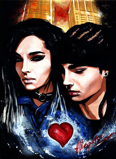 Tokio Hotel Malaysia FAN ART Kaulitz Twins Paintings