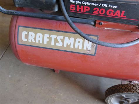 Craftsman 5 Hp 20 Gallon Air Compressor