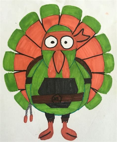 Turkey in Disguise Ninja Turtle | Today's Creative Ideas
