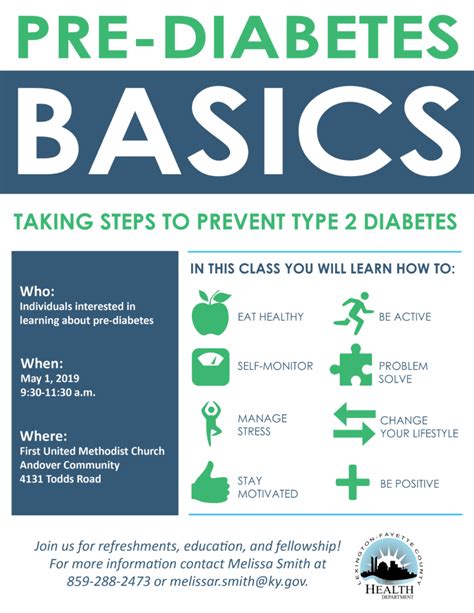 Pre Diabetes Basics Class Lexington Fayette County Health Department