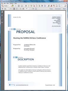 This cover letter for interior designer roland francisco is the perfect example. Proposal Kit: How to Write a Hospitality Business Proposal
