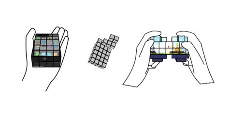 Researchers Create Rubiks Cube Like Touchscreen Display Engadget