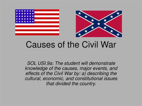 Ppt Causes Of The Civil War Powerpoint Presentation Free Download