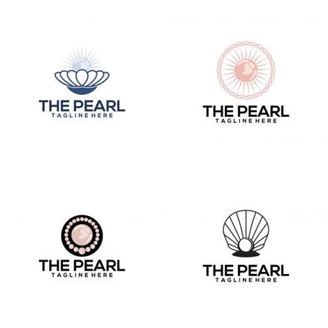 Pearl Logo Collection Pearl Logo Logo Collection Branding Design Logo