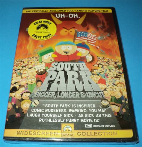 South Park Bigger Longer Uncut Dvd 1999 Sensormatic For Sale